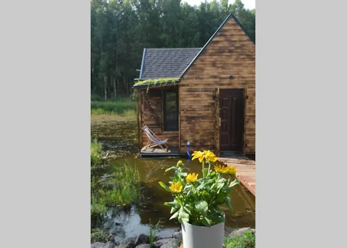 Heather Hut, Off-Grid Cottage On A Pond+2 Ha Darzkowo photo