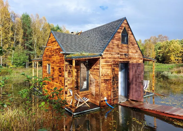 Фото Heather Hut, Off-Grid Cottage On A Pond+2 Ha Darzkowo